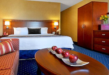 Phoenix Camelback Courtyard by Marriott - Our Guest Room Features The Comfort Of Marriott Luxury Bedding In-room Coffee And Tea Iron Ironing Board Hairdryer And Loveseat. With The Business Traveler In Mind There Is Complimentary High-speed Internet Access And A Large Work Desk.