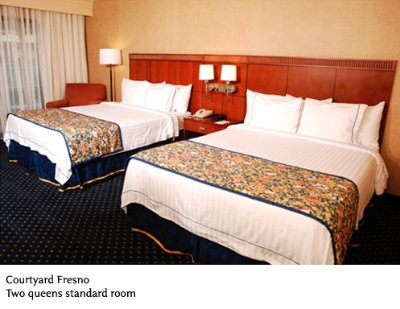 Courtyard by Marriott Fresno - Standard Room With Two Queen Beds