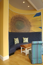 The Hotel Indigo Dallas Downtown - Phi Bar Sunflower Seating