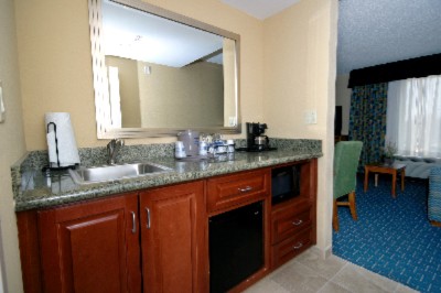 Wet Bar In A King Suite