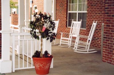 Rocking Chairs On The Front Porch