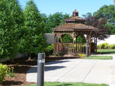 Gazebo In Private Courtyard