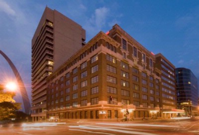 An Evening View Of The Hotel.