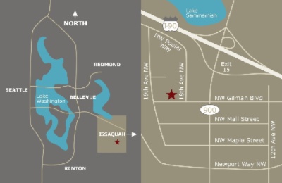 Hilton Garden Inn Seattle / Issaquah - Map