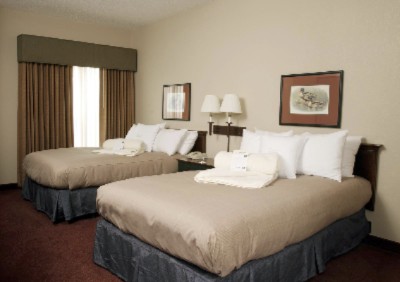 Double Beds Bedroom In Suite.
