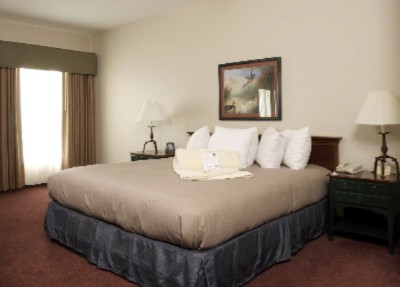 King Bed Bedroom In Suite.