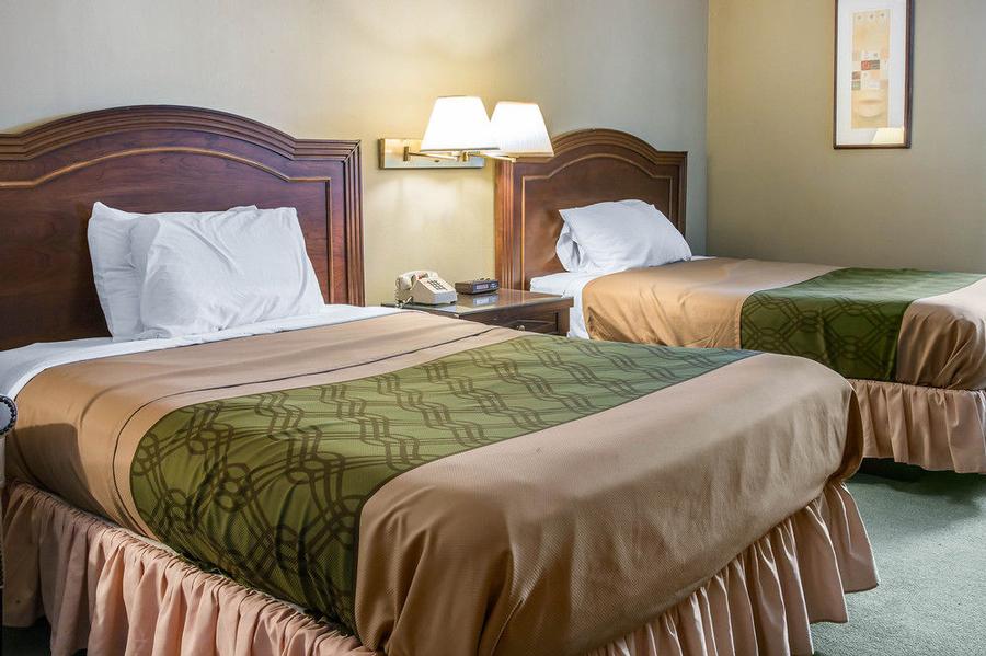 Econo Lodge - Guest Room With Microwave And Refrigerator