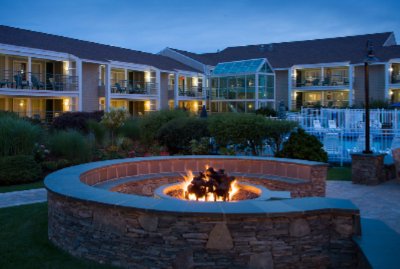 Fire Pit At Dusk