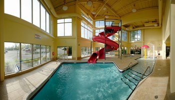 Heated Indoor Pool With 80 Foot Waterslide
