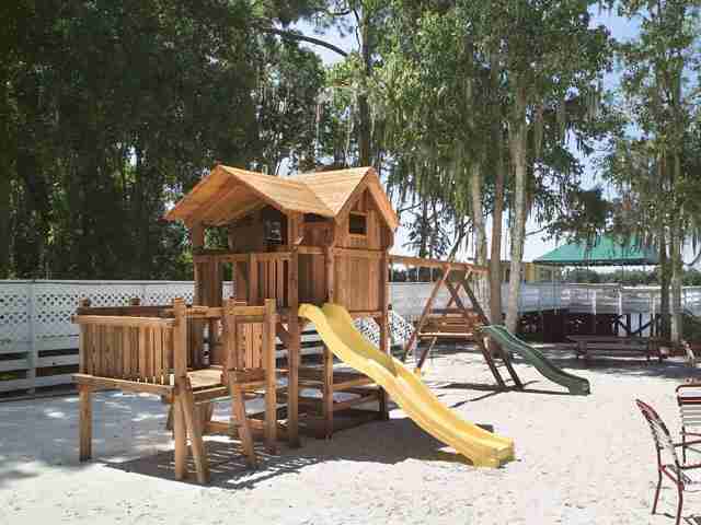 Private Beach Dock and Playground