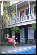 Poolside at the King Oliver House