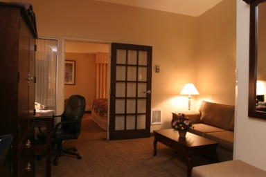 Spacious King Suite Sitting Area