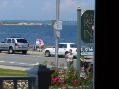 Walk Along The Seawall To Narragansett Beach