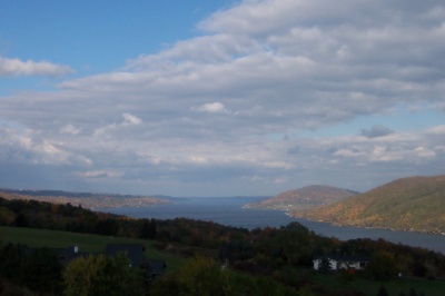 View From The High Road In Naples