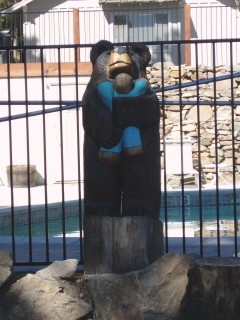 Tahoe Vistana Inn - This Is One Of Our Hand Carved Bears Who Greets You As You Drive In!
