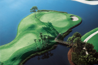 Island Golf Shot