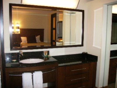 Hyatt Place Spacious Vanity With Granite Tops