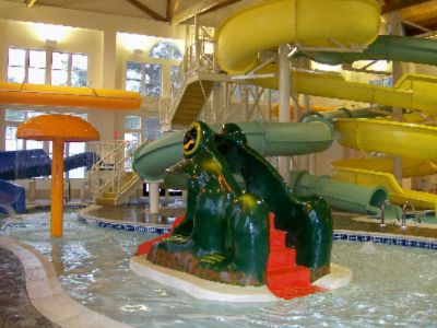 ...with 5000sf Attached Indoor Waterpark!