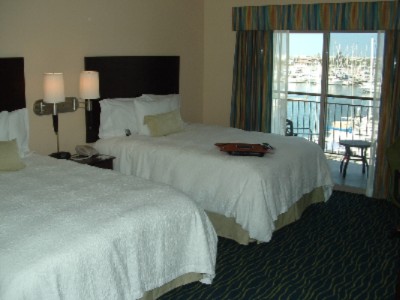 Hampton Inn Channel Islands Harbor - Two Cloud Nine Queen Beds With Marina View